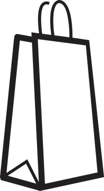 E-Ticaret, Perakende Uygulaması, Çevrimiçi Mağaza ve UI Tasarım Kullanımı için Alışveriş Simgesi Simgesi PNG Resmi