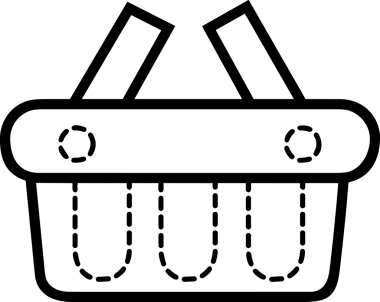 E-Ticaret, Perakende Uygulaması, Çevrimiçi Mağaza ve UI Tasarım Kullanımı için Alışveriş Simgesi Simgesi PNG Resmi