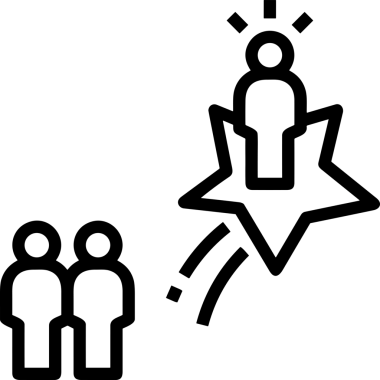 Kazanan Siyah ve Beyaz Logo Simgesi Markalaşma ve Tasarım için PNG Biçiminde