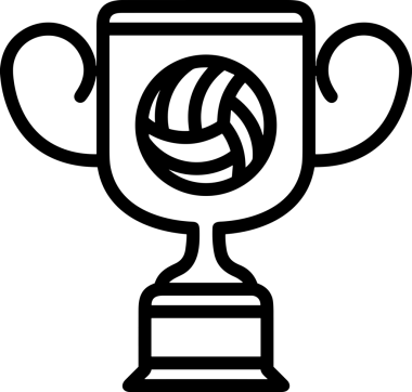 Kazanan Siyah ve Beyaz Logo Simgesi Markalaşma ve Tasarım için PNG Biçiminde