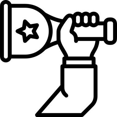 Kazanan Siyah ve Beyaz Logo Simgesi Markalaşma ve Tasarım için PNG Biçiminde