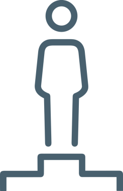 Kazanan Siyah ve Beyaz Logo Simgesi Markalaşma ve Tasarım için PNG Biçiminde