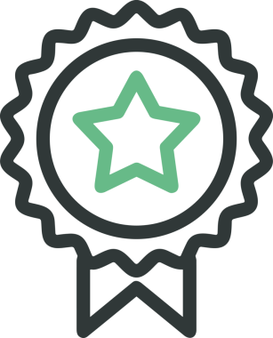 Kazanan Siyah ve Beyaz Logo Simgesi Markalaşma ve Tasarım için PNG Biçiminde