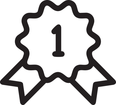 Kazanan Siyah ve Beyaz Logo Simgesi Markalaşma ve Tasarım için PNG Biçiminde