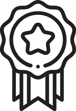 Kazanan Siyah ve Beyaz Logo Simgesi Markalaşma ve Tasarım için PNG Biçiminde