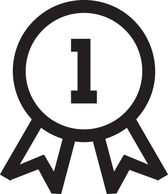 Kazanan Siyah ve Beyaz Logo Simgesi Markalaşma ve Tasarım için PNG Biçiminde