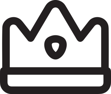 Kazanan Siyah ve Beyaz Logo Simgesi Markalaşma ve Tasarım için PNG Biçiminde