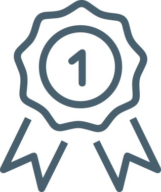 Kazanan Siyah ve Beyaz Logo Simgesi Markalaşma ve Tasarım için PNG Biçiminde