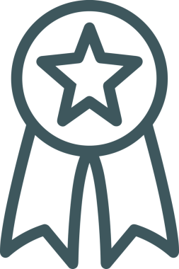 Kazanan Siyah ve Beyaz Logo Simgesi Markalaşma ve Tasarım için PNG Biçiminde