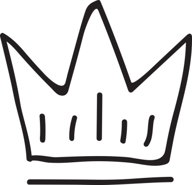 Kazanan Siyah ve Beyaz Logo Simgesi Markalaşma ve Tasarım için PNG Biçiminde