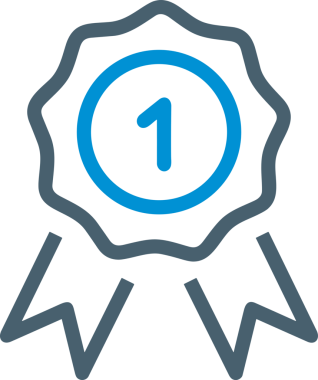 Kazanan Siyah ve Beyaz Logo Simgesi Markalaşma ve Tasarım için PNG Biçiminde