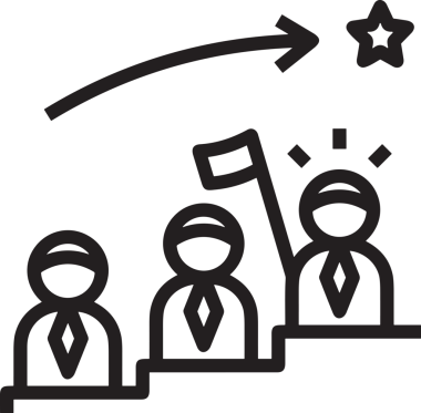 Kazanan Siyah ve Beyaz Logo Simgesi Markalaşma ve Tasarım için PNG Biçiminde