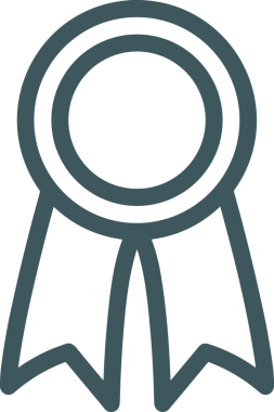 Kazanan Siyah ve Beyaz Logo Simgesi Markalaşma ve Tasarım için PNG Biçiminde