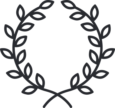 Kazanan Siyah ve Beyaz Logo Simgesi Markalaşma ve Tasarım için PNG Biçiminde