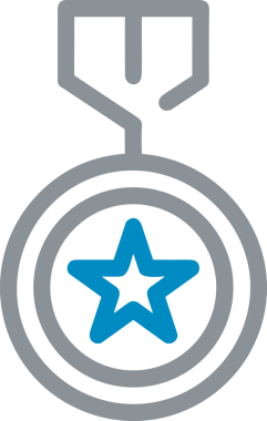 Kazanan Siyah ve Beyaz Logo Simgesi Markalaşma ve Tasarım için PNG Biçiminde