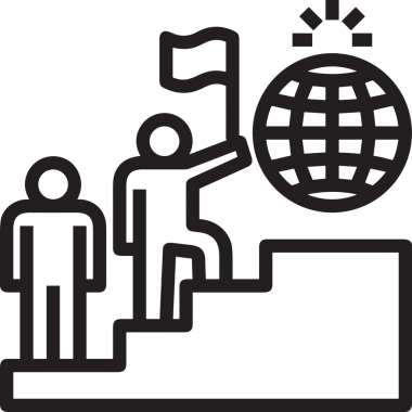 Kazanan Siyah ve Beyaz Logo Simgesi Markalaşma ve Tasarım için PNG Biçiminde