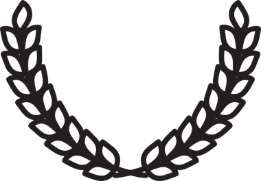 Kazanan Siyah ve Beyaz Logo Simgesi Markalaşma ve Tasarım için PNG Biçiminde