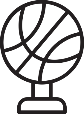 Kazanan Siyah ve Beyaz Logo Simgesi Markalaşma ve Tasarım için PNG Biçiminde