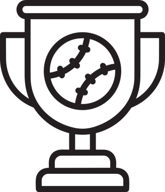 Kazanan Siyah ve Beyaz Logo Simgesi Markalaşma ve Tasarım için PNG Biçiminde