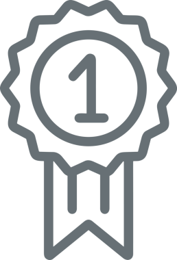 Kazanan Siyah ve Beyaz Logo Simgesi Markalaşma ve Tasarım için PNG Biçiminde