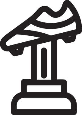 Kazanan Siyah ve Beyaz Logo Simgesi Markalaşma ve Tasarım için PNG Biçiminde