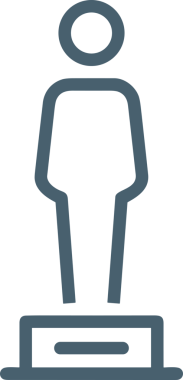 Kazanan Siyah ve Beyaz Logo Simgesi Markalaşma ve Tasarım için PNG Biçiminde