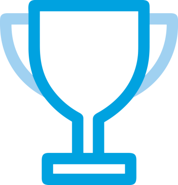 Kazanan Siyah ve Beyaz Logo Simgesi Markalaşma ve Tasarım için PNG Biçiminde