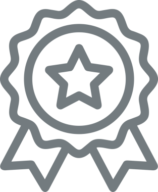 Kazanan Siyah ve Beyaz Logo Simgesi Markalaşma ve Tasarım için PNG Biçiminde