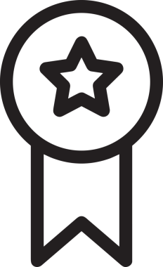 Kazanan Siyah ve Beyaz Logo Simgesi Markalaşma ve Tasarım için PNG Biçiminde