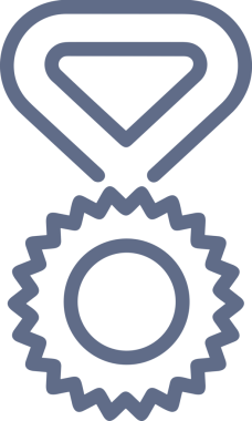 Kazanan Siyah ve Beyaz Logo Simgesi Markalaşma ve Tasarım için PNG Biçiminde