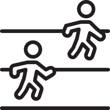 Kazanan Siyah ve Beyaz Logo Simgesi Markalaşma ve Tasarım için PNG Biçiminde