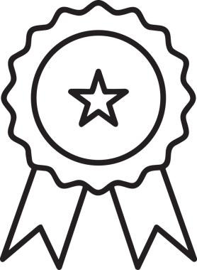 Kazanan Siyah ve Beyaz Logo Simgesi Markalaşma ve Tasarım için PNG Biçiminde