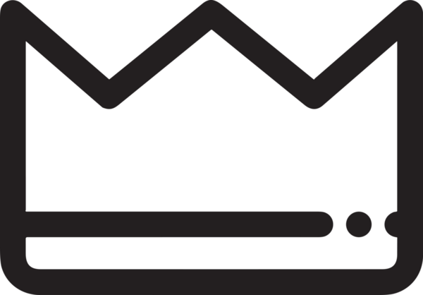 Kazanan Siyah ve Beyaz Logo Simgesi Markalaşma ve Tasarım için PNG Biçiminde