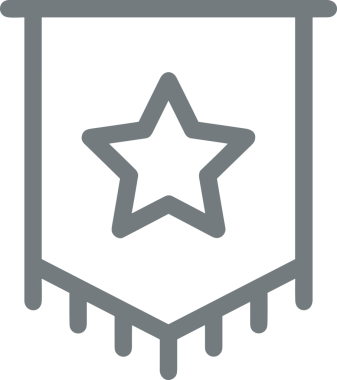 Kazanan Siyah ve Beyaz Logo Simgesi Markalaşma ve Tasarım için PNG Biçiminde