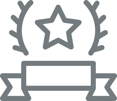 Kazanan Siyah ve Beyaz Logo Simgesi Markalaşma ve Tasarım için PNG Biçiminde