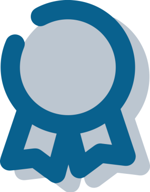 Kazanan Siyah ve Beyaz Logo Simgesi Markalaşma ve Tasarım için PNG Biçiminde