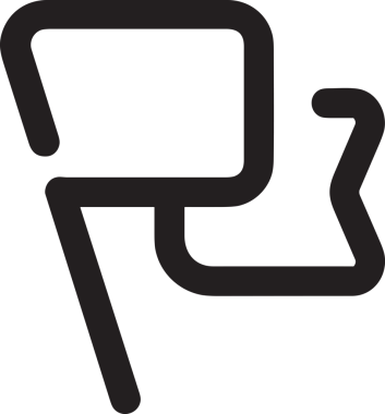 Kazanan Siyah ve Beyaz Logo Simgesi Markalaşma ve Tasarım için PNG Biçiminde