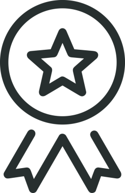 Kazanan Siyah ve Beyaz Logo Simgesi Markalaşma ve Tasarım için PNG Biçiminde