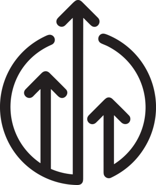 Kazanan Siyah ve Beyaz Logo Simgesi Markalaşma ve Tasarım için PNG Biçiminde