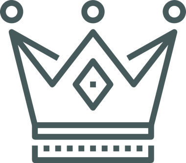 Kazanan Siyah ve Beyaz Logo Simgesi Markalaşma ve Tasarım için PNG Biçiminde