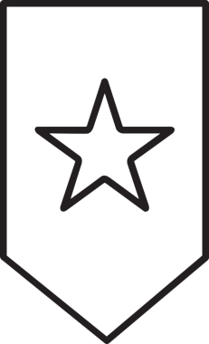 Kazanan Siyah ve Beyaz Logo Simgesi Markalaşma ve Tasarım için PNG Biçiminde