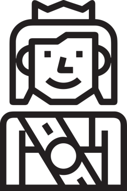 Kazanan Siyah ve Beyaz Logo Simgesi Markalaşma ve Tasarım için PNG Biçiminde