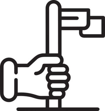 Kazanan Siyah ve Beyaz Logo Simgesi Markalaşma ve Tasarım için PNG Biçiminde