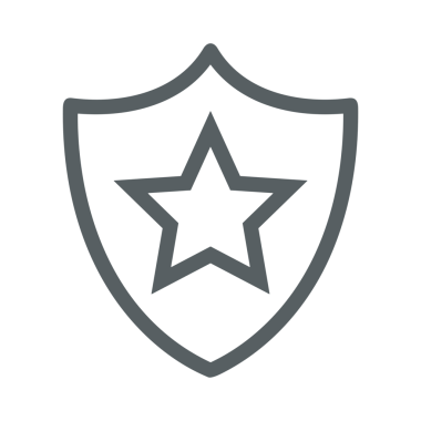 Kazanan Siyah ve Beyaz Logo Simgesi Markalaşma ve Tasarım için PNG Biçiminde