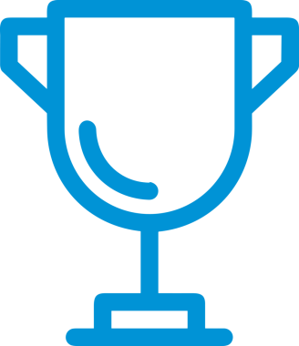 Kazanan Siyah ve Beyaz Logo Simgesi Markalaşma ve Tasarım için PNG Biçiminde