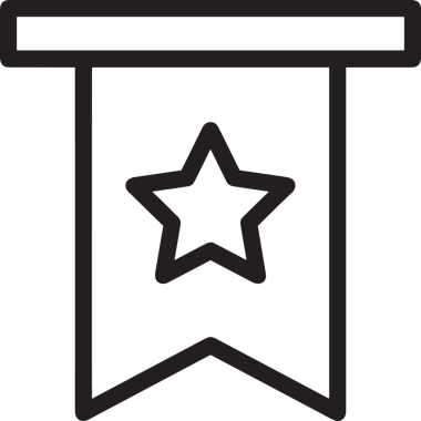 Kazanan Siyah ve Beyaz Logo Simgesi Markalaşma ve Tasarım için PNG Biçiminde