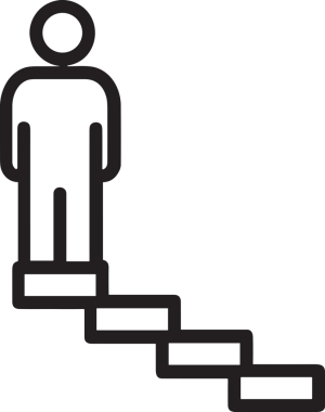 Kazanan Siyah ve Beyaz Logo Simgesi Markalaşma ve Tasarım için PNG Biçiminde