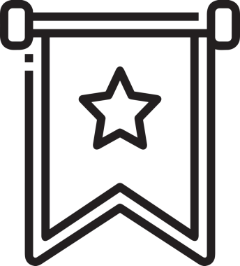 Kazanan Siyah ve Beyaz Logo Simgesi Markalaşma ve Tasarım için PNG Biçiminde