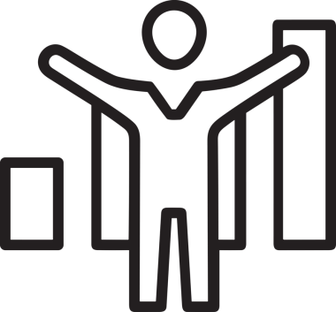 Kazanan Siyah ve Beyaz Logo Simgesi Markalaşma ve Tasarım için PNG Biçiminde