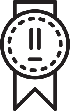 Kazanan Siyah ve Beyaz Logo Simgesi Markalaşma ve Tasarım için PNG Biçiminde
